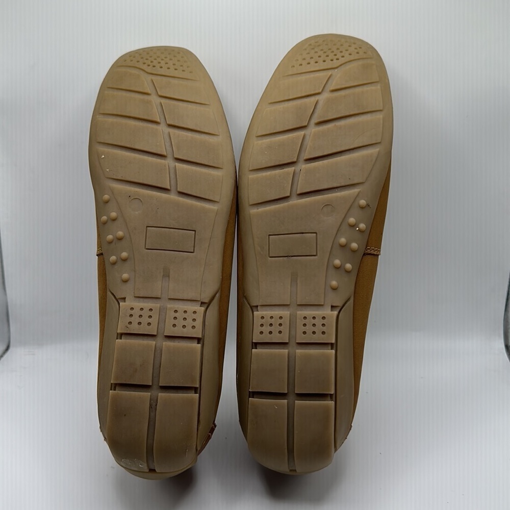 Hush Puppies Women’s Moyen Driver Loafer Suede Shoes Tan Sz 8.5M - Picture 7 of 11
